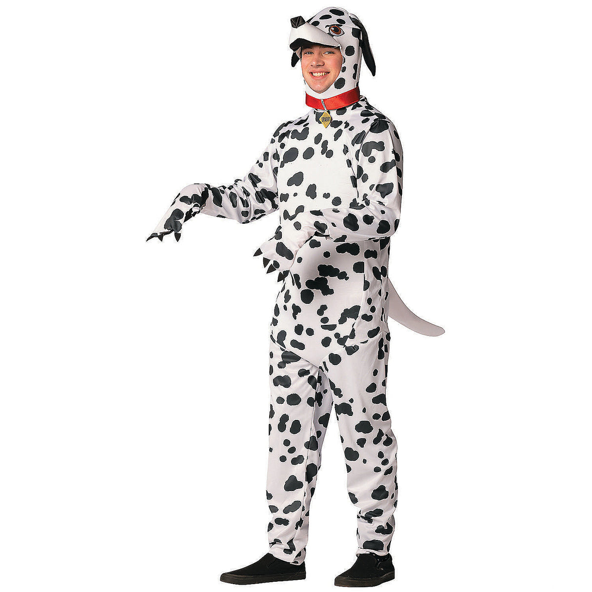 Premium Adult's Dalmation Dog Costume for Halloween Parties and Themed Events