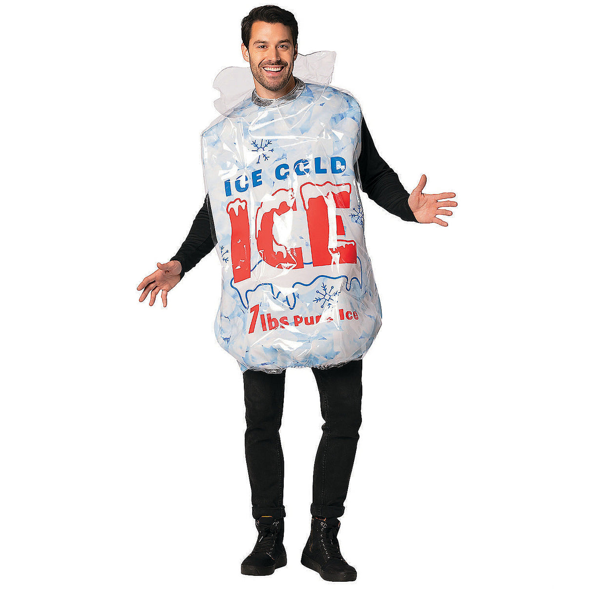 Hilarious Packaged Ice Bag Costume for Parties Costume Events and Funny Dress Ups
