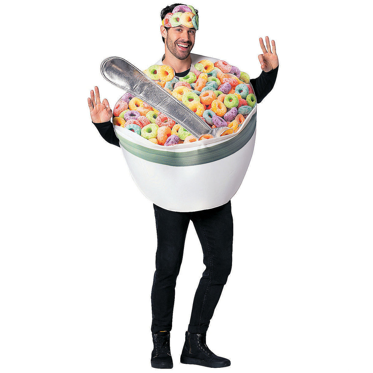 Adult's Bowl of Cereal Costume for Fun Parties Dress Up and Creative Events
