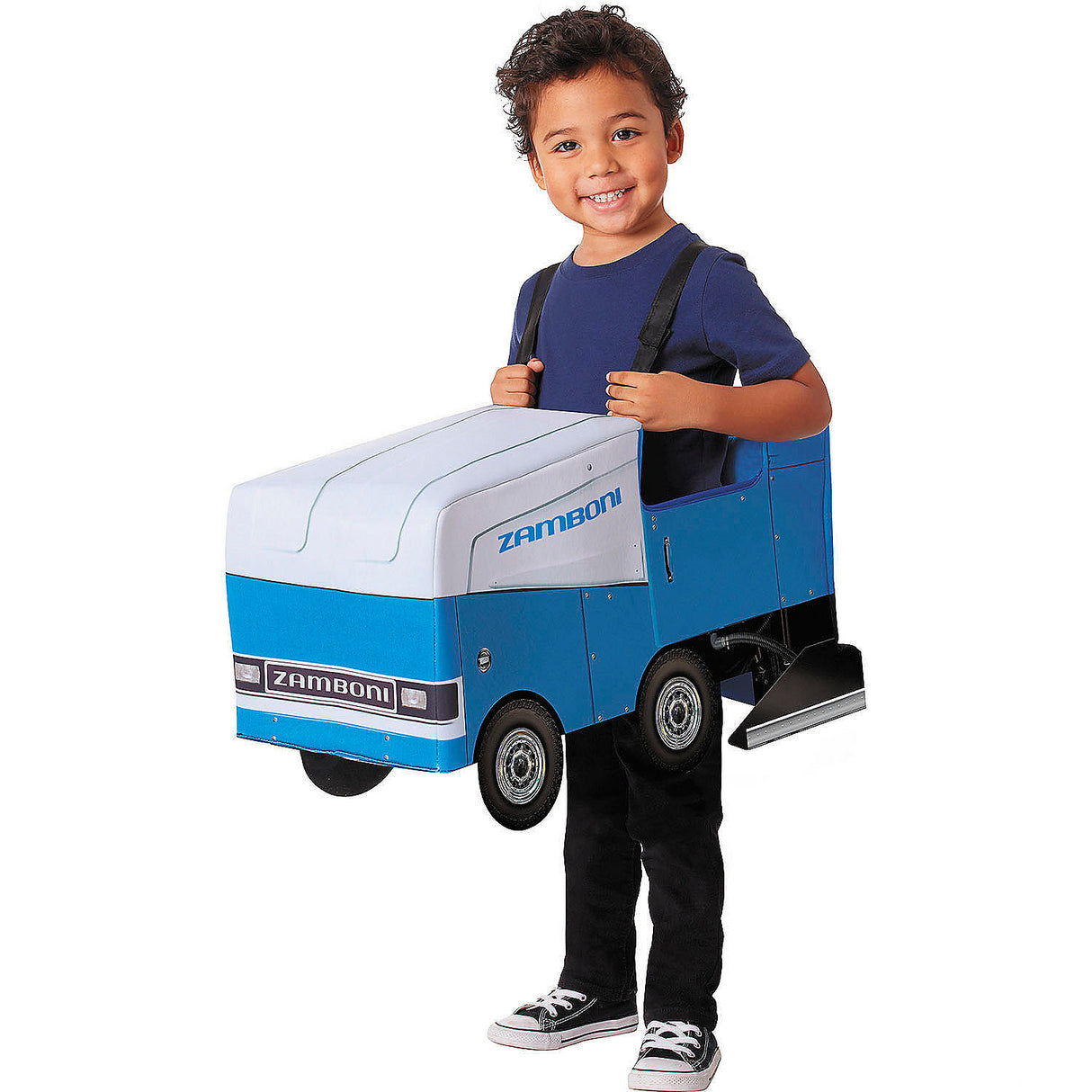 Toddler Zamboni Ride-Along Foam Costume for Halloween Parties and Trick or Treating Events