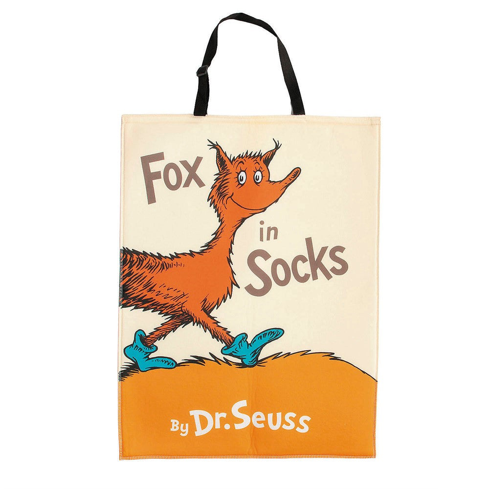 Adults Dr Seuss Fox in Socks Quick Change Book Cover Costume for Storytelling Events and Themed Parties