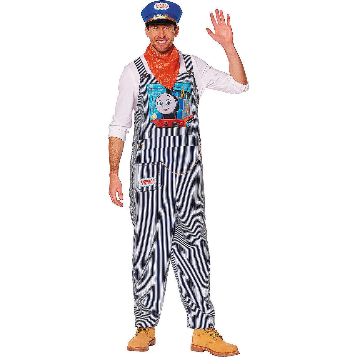 Adults Thomas and Friends Conductor Costume for Halloween Parties and School Events