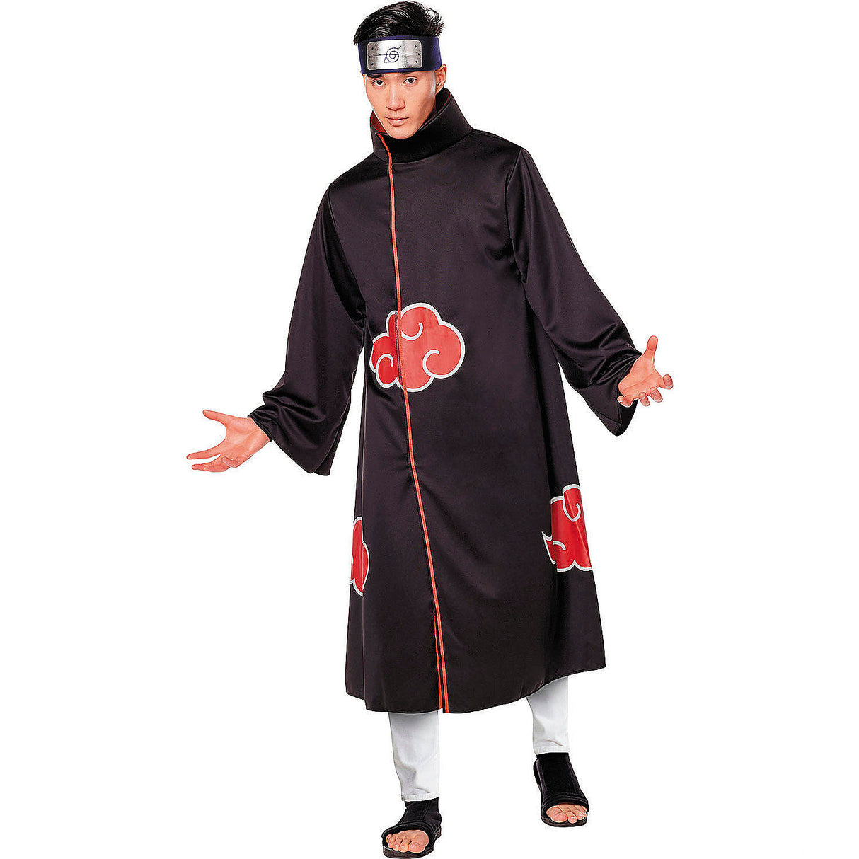 Authentic Adults Naruto Akatsuki Robe Costume for Cosplay Events Halloween Parties and Themed Celebrations