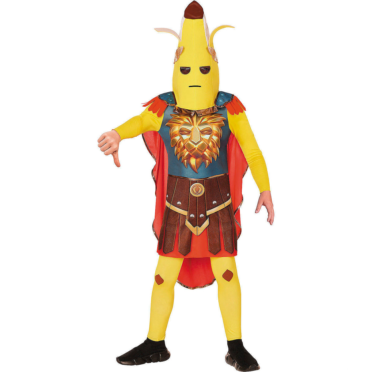 Exciting Kids Fortnite Potassius Peels Tunic Costume for Halloween Parties and Trick or Treating Adventures
