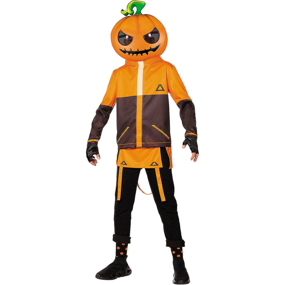Fun Kids Fortnite Punk Hoodie Costume for Halloween Parties and Video Game Themed Events
