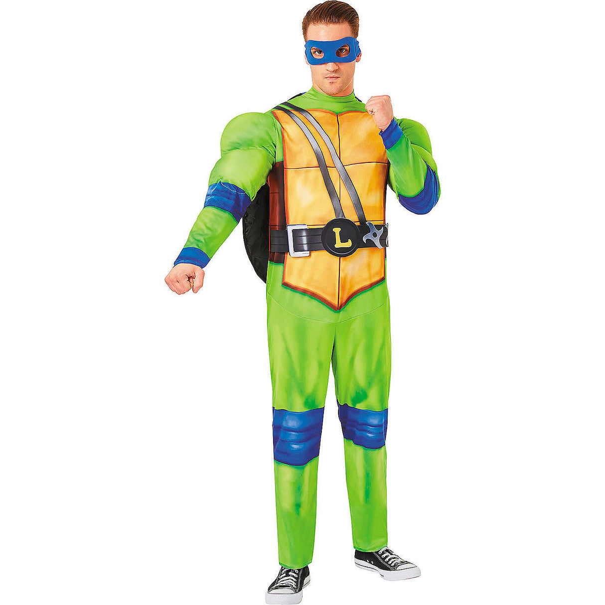 Leonardo Jumpsuit Costume for Halloween Parties Trick or Treating and Superhero Fun