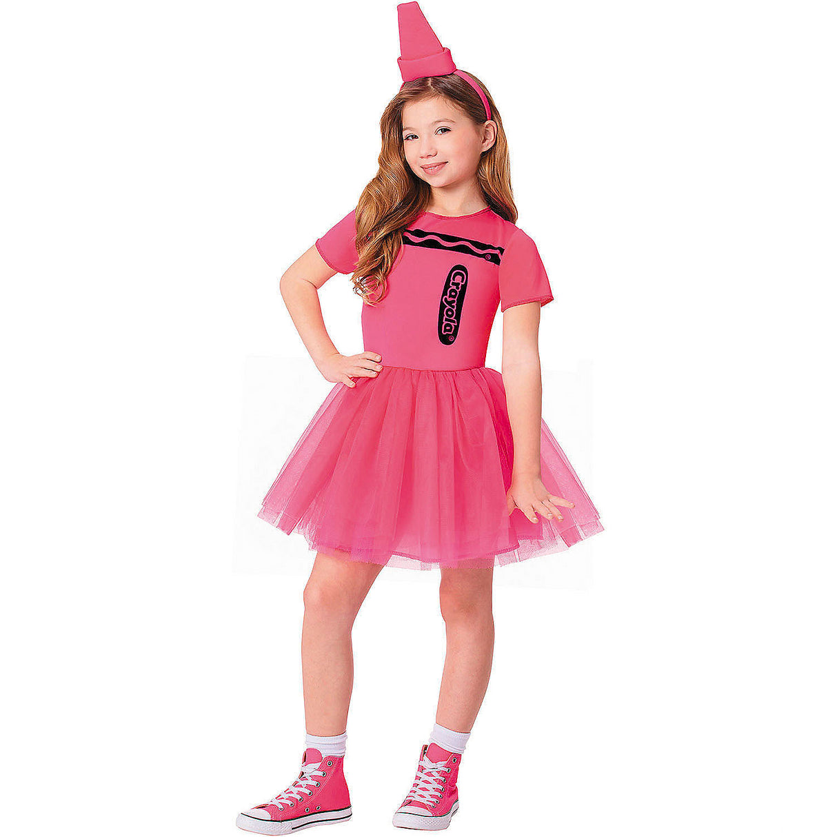 Kids Crayola Box Dress Costume for Halloween Parties and Trick-or-Treating Events