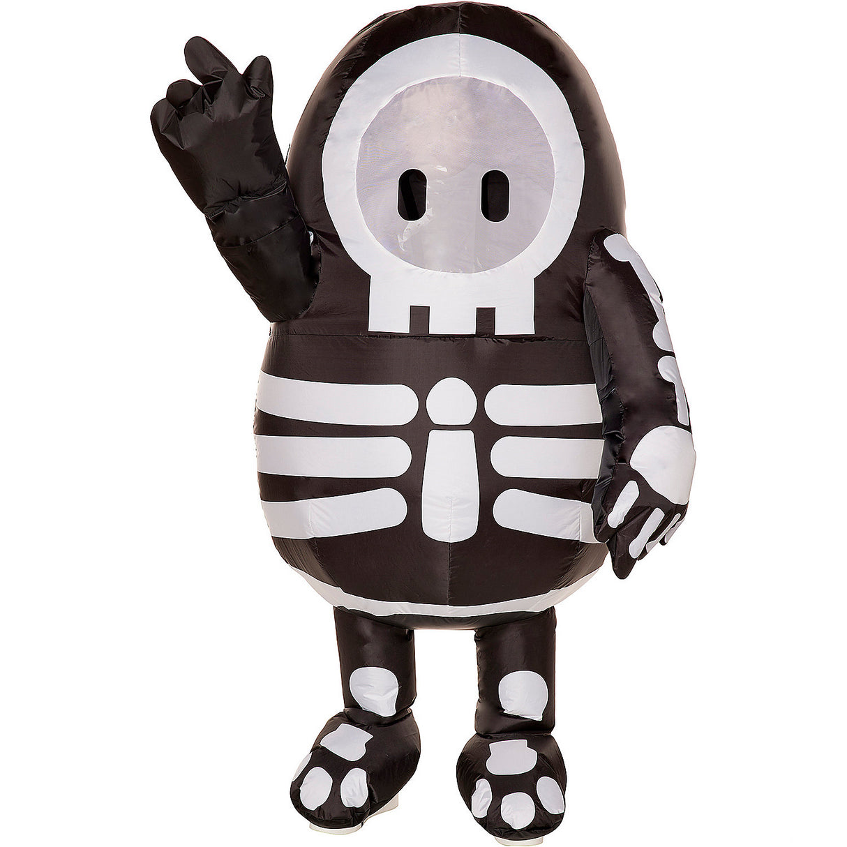 Kids Inflatable Fall Guys Skelly Costume for Halloween Parties and Themed Events