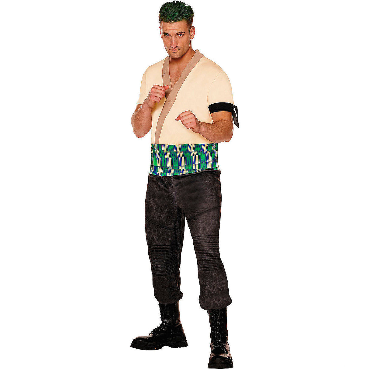 Premium Roronoa Zoro Jumpsuit Costume for Halloween Parties and Themed Events