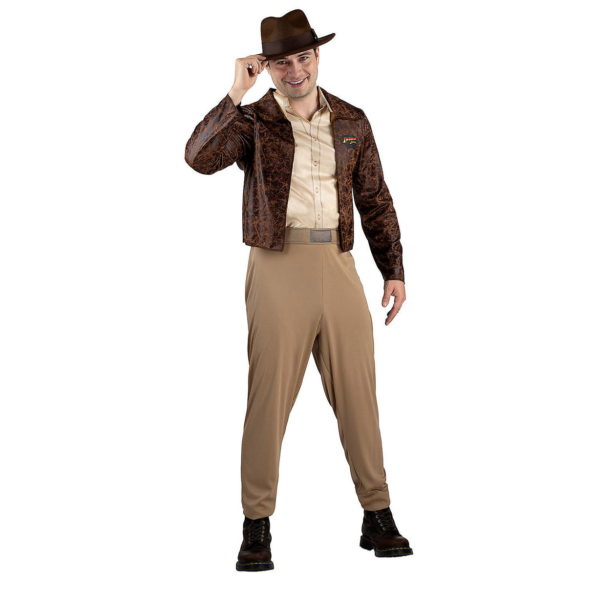 Authentic Adults Qualux Indiana Jones Costume for Themed Parties and Halloween Events