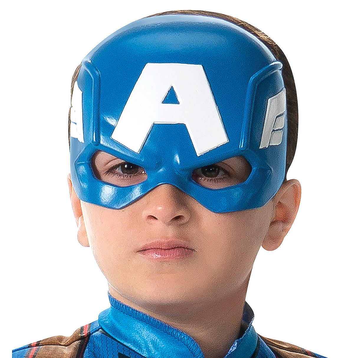 Capt. America Steve Rogers Child 1/2 Mask for Halloween Parties Superhero Dress Up and Themed Events