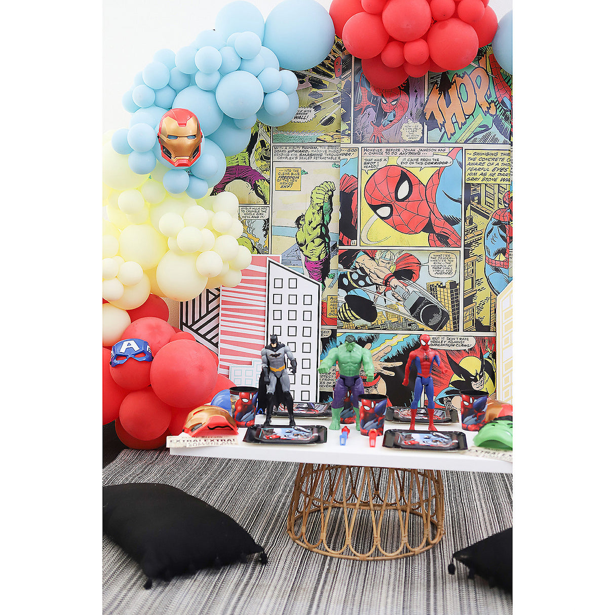 Capt. America Steve Rogers Child 1/2 Mask for Halloween Parties Superhero Dress Up and Themed Events