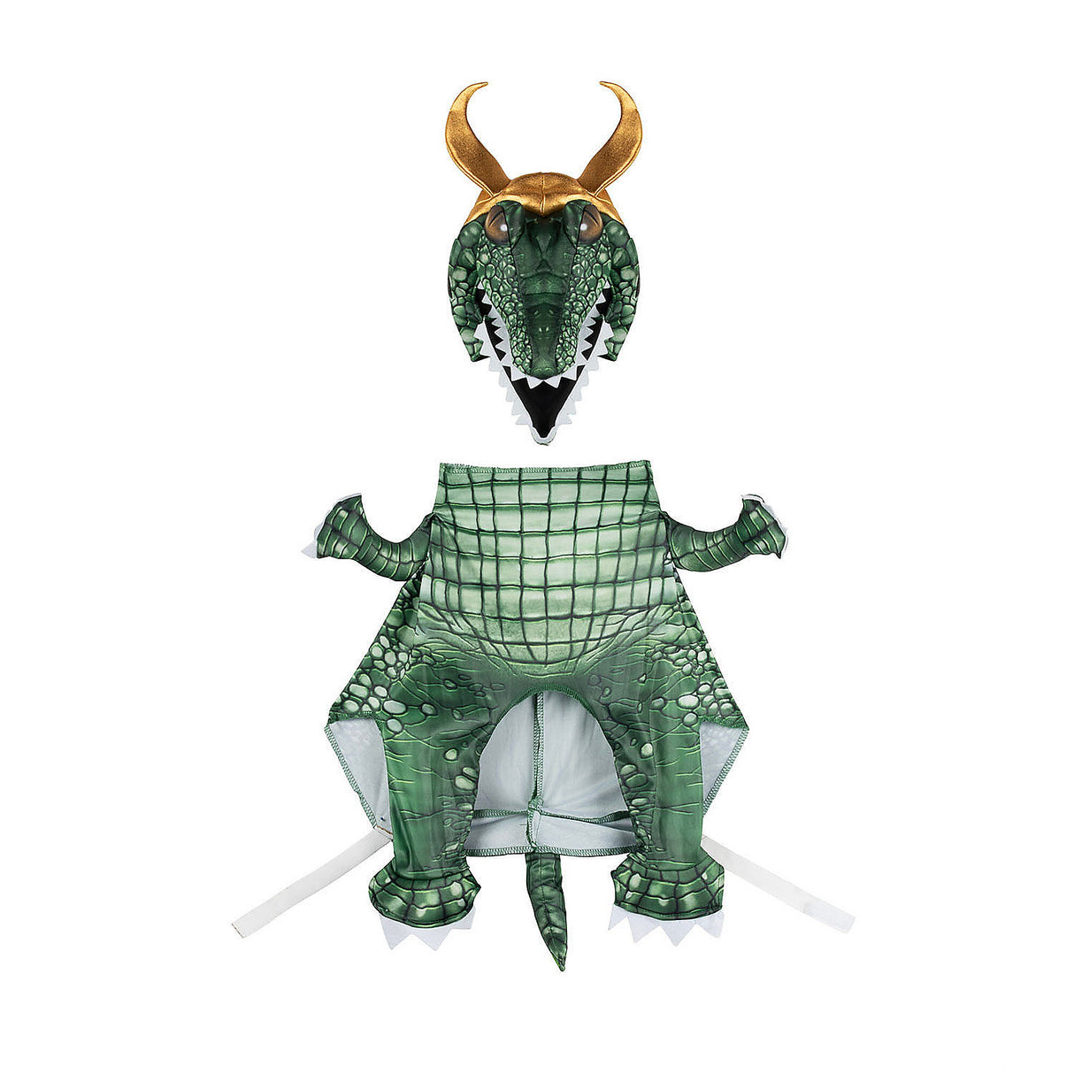 Alligator Loki Pet Costume for Marvel Fans Pet Dress Up and Halloween Fun
