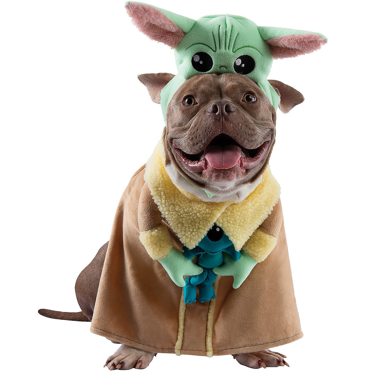 Grogu Pet Costume for Dogs Inspired by Star Wars The Mandalorian for Halloween and Themed Parties