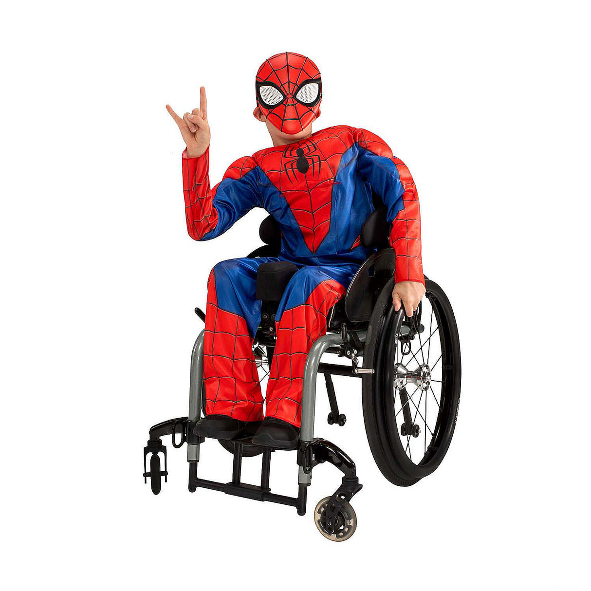 Marvel Spider-Man Adaptive Costume for Kids Halloween Parties and Everyday Superhero Play