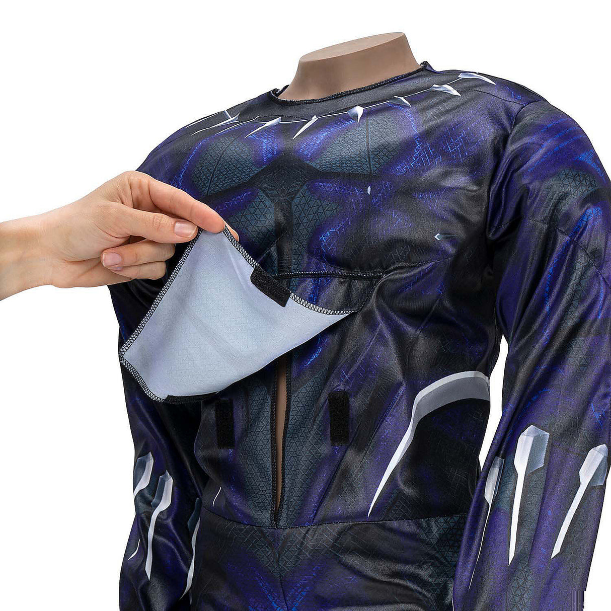 Marvel Black Panther Adaptive Costume for Youths Halloween Dress Up and Everyday Play