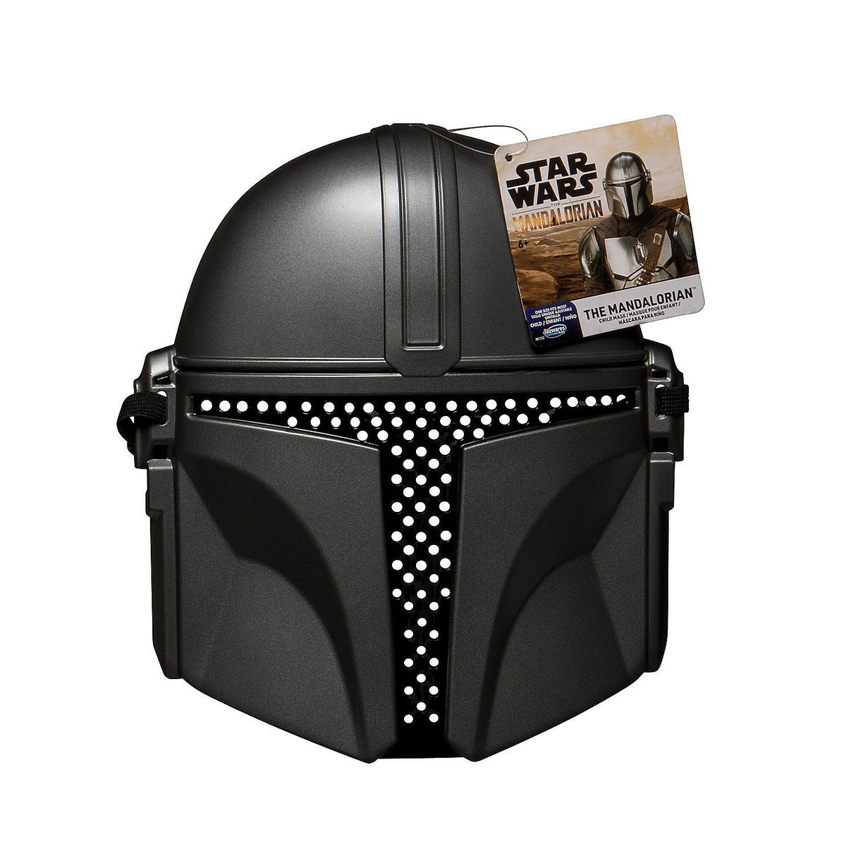 Kids Star Wars The Mandalorian Face Mask for Halloween Parties and Everyday Play