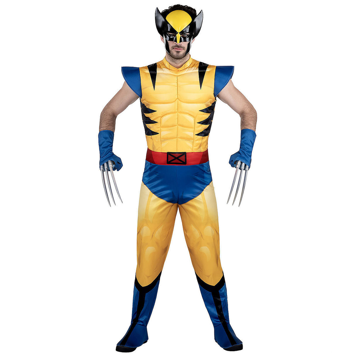 Adults Wolverine Qualux Costume for Halloween Parties Comic Con and Superhero Dress Ups