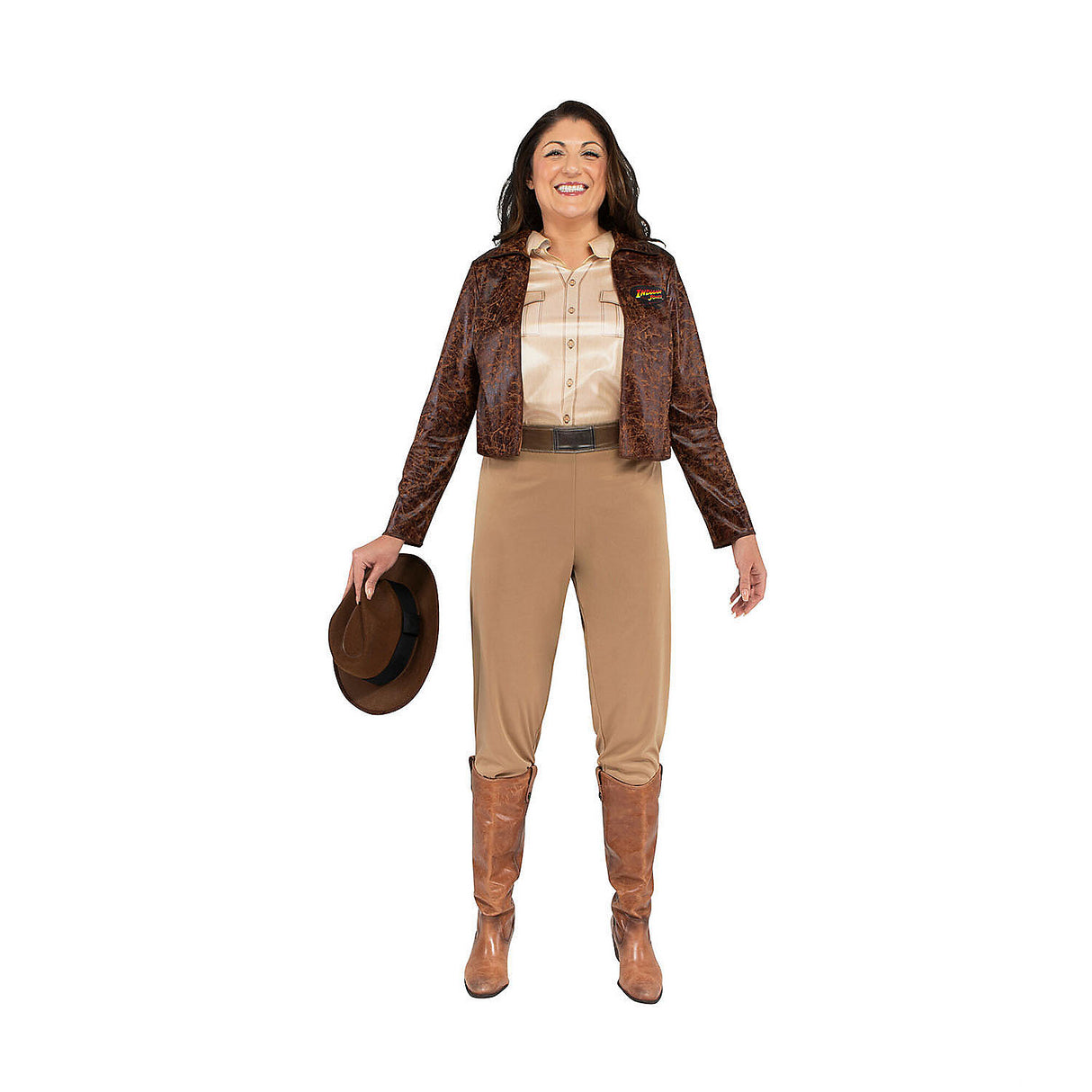 Adventure-Ready Women's Indiana Jones Classic Costume for Halloween Parties and Themed Events