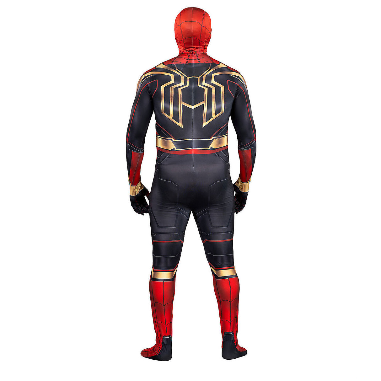Marvel's Adult Spider-Man Integrated Zentai Suit Costume for Superhero Events Halloween Parties and Everyday Fun