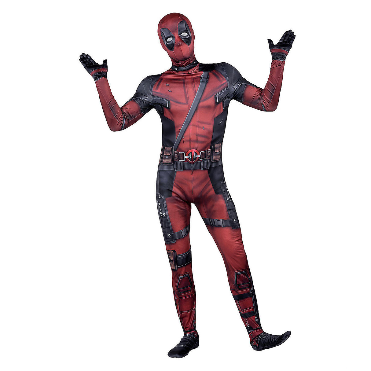 Marvel Deadpool Zentai Suit Costume for Halloween Parties Comic Con and Superhero Events