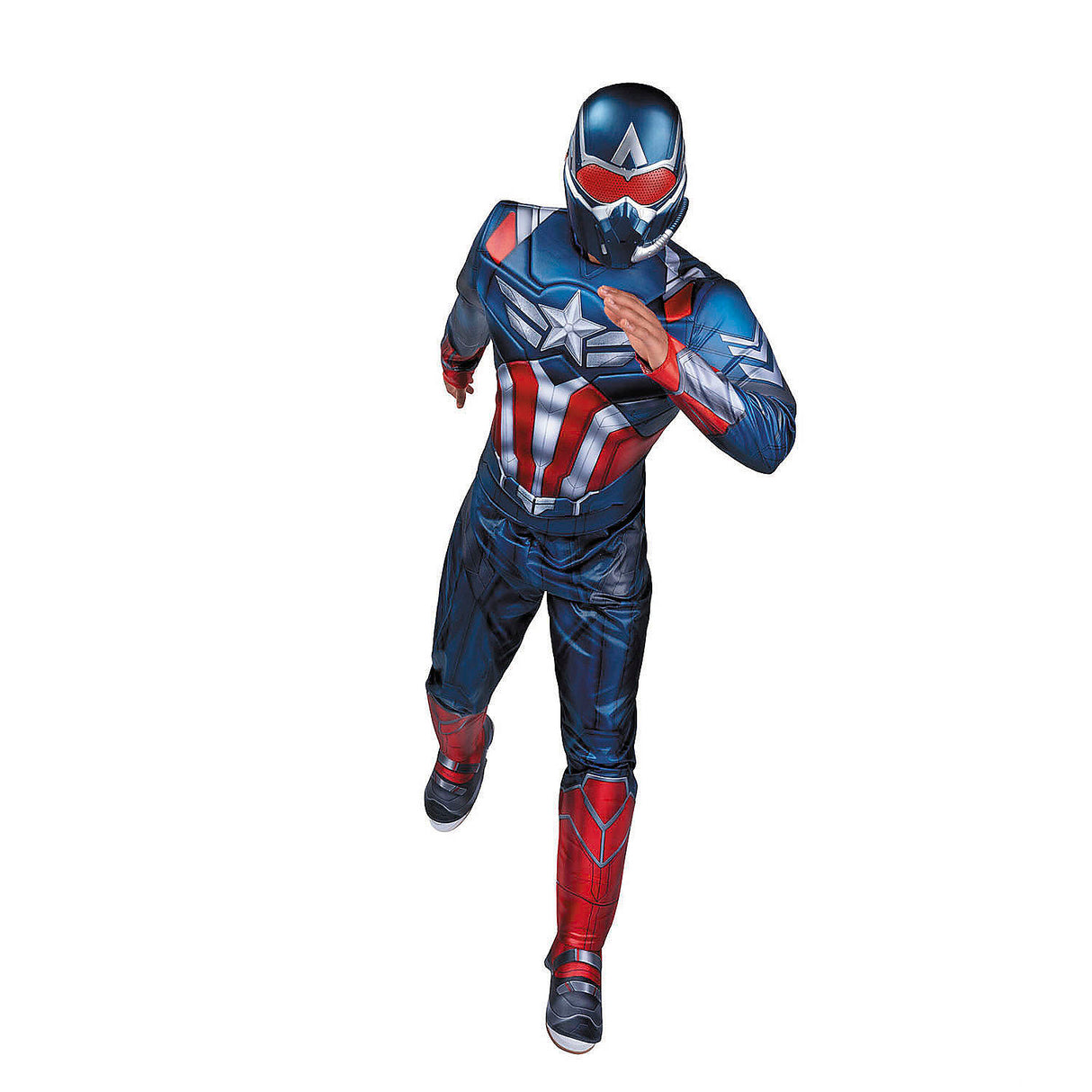 Marvel Captain America Jumpsuit for Halloween Events Superhero Dress Up and Comic Con Adventures