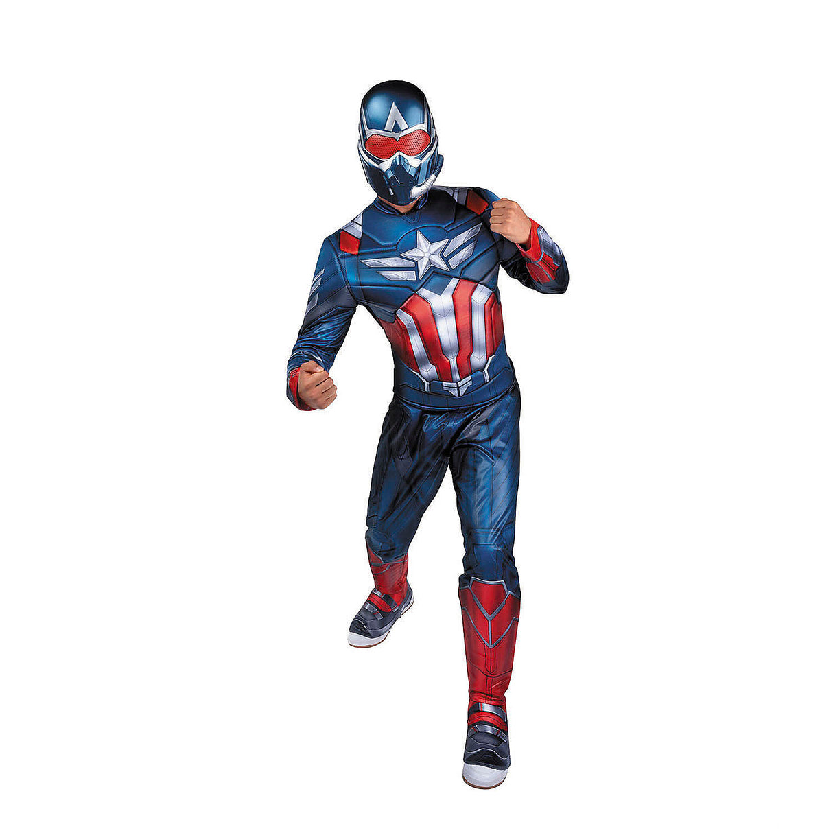Marvel Captain America Jumpsuit for Halloween Events Superhero Dress Up and Comic Con Adventures