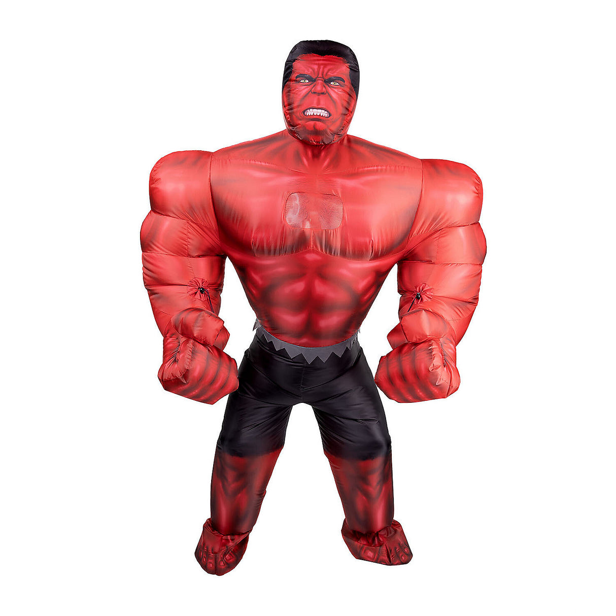 Inflatable Captain America Red Hulk Costume for Adults Halloween Parties and Superhero Events