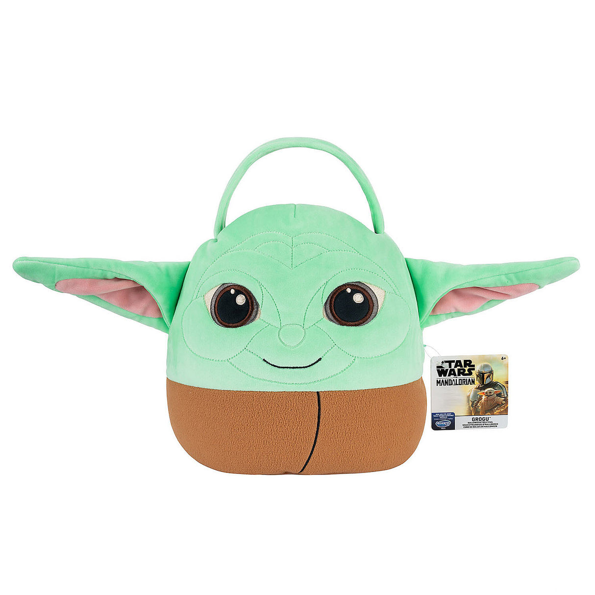 12 Inch Star Wars Grogu Stuffed Halloween Treat Pail for Kids Trick or Treat Adventures and Halloween Parties