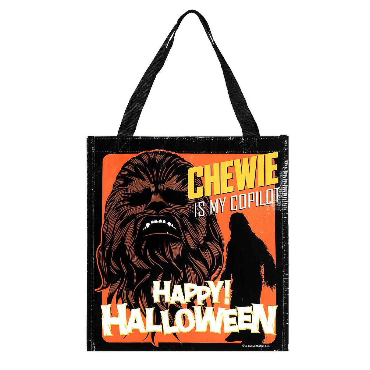 Star Wars Chewbacca Chewie Is My Copilot Fabric Halloween Treat Bag