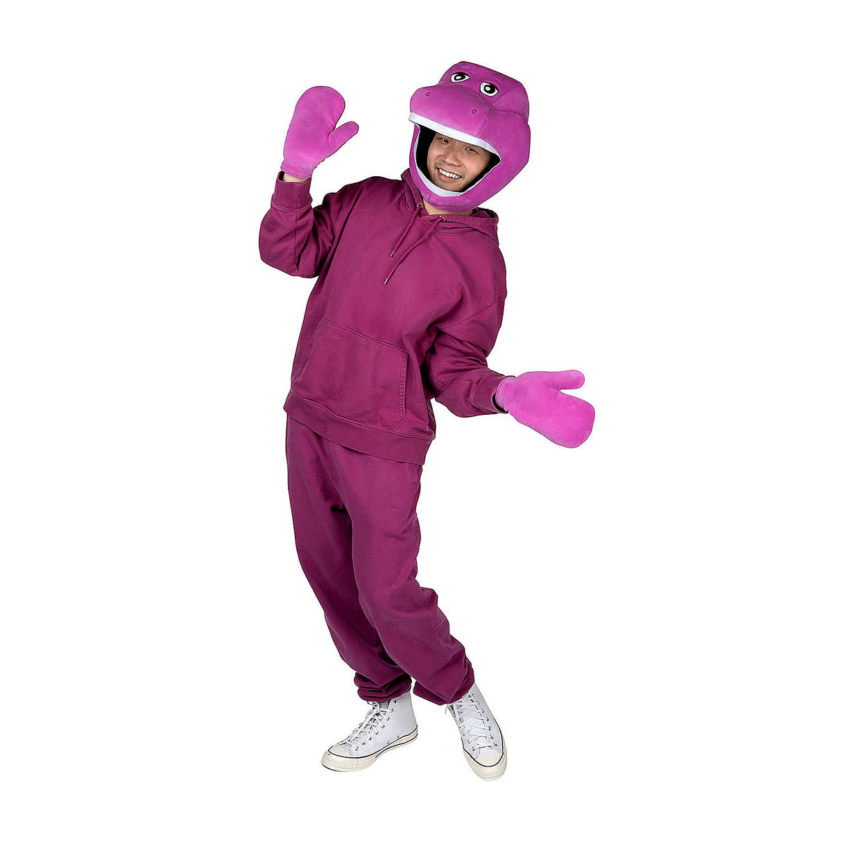 Classic Inflatable Barney Costume for Halloween Parties Dress Up Fun and Kids Events