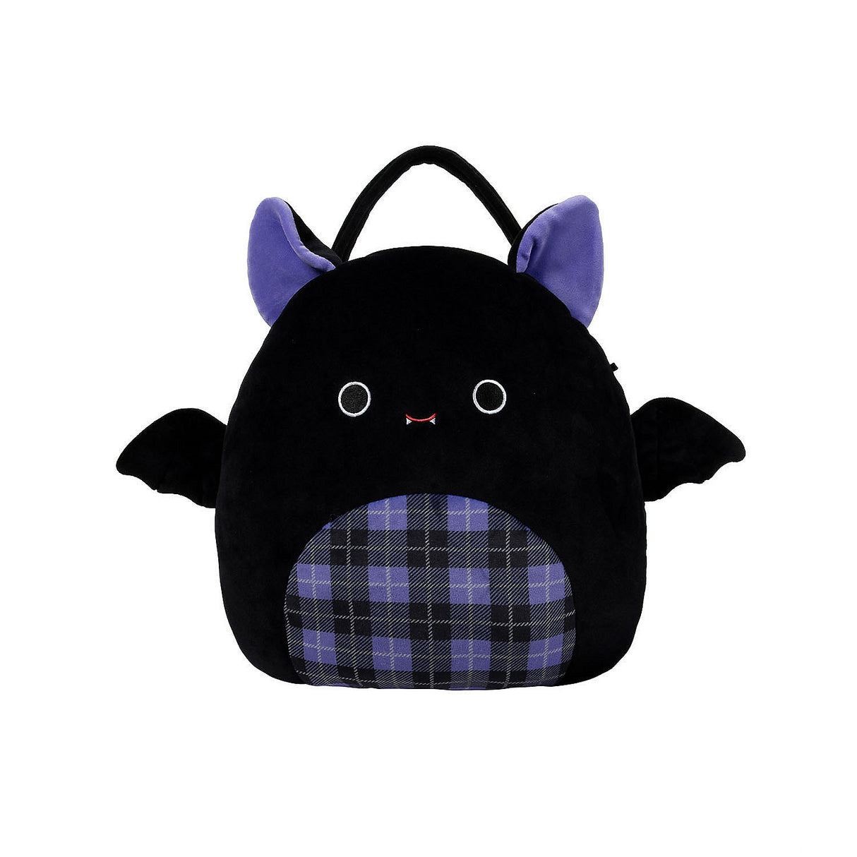 Squishmallows Morgana Bat Treat Pail for Halloween Gift Giving and Party Decorations