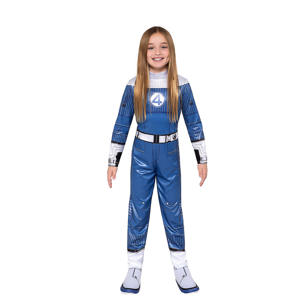 Kids Invisible Woman Costume for Marvel Fans Halloween Parties and Superhero Dress-Up Events