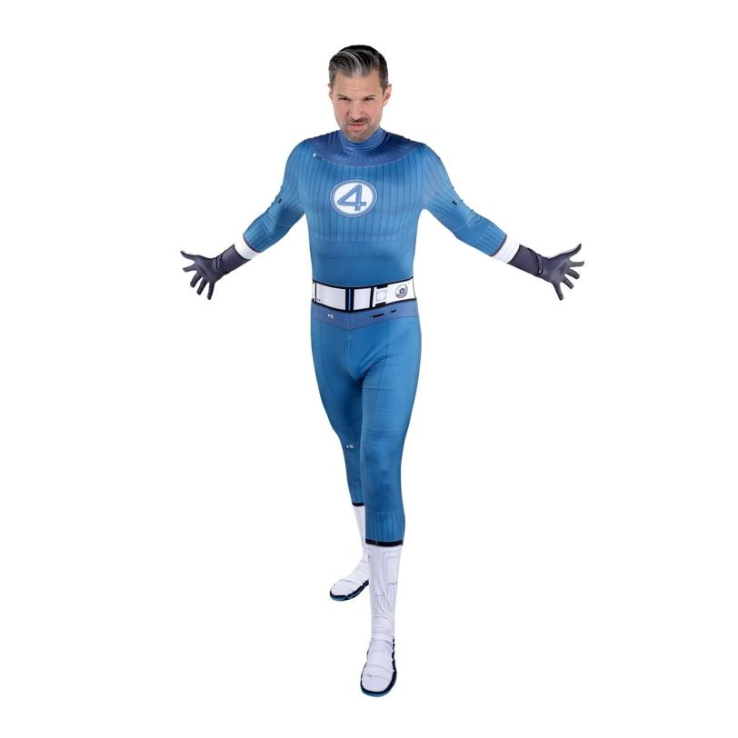 Adults Zentai Marvel The Fantastic Four: First Steps Mr. Fantastic Jumpsuit Costume