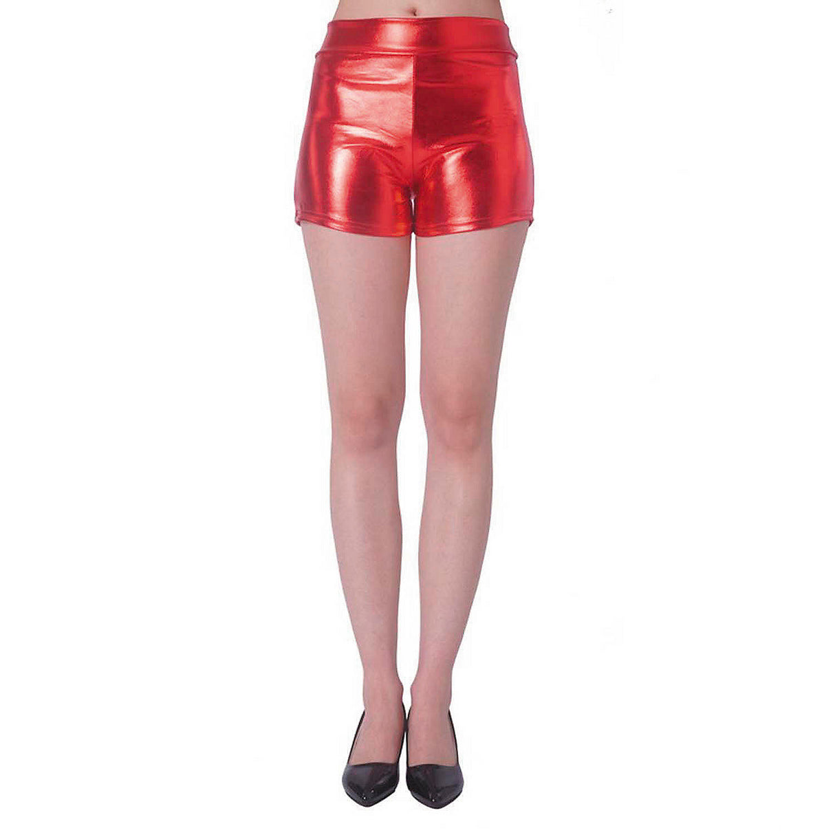 Adults Metallic Red Boy Shorts Costume Accessory for Halloween Stage Events and Bachelorette Parties