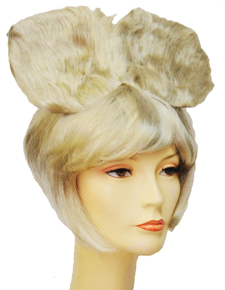 Fun Animal Bob Wig with Oversized Mouse Ears for Costumes Parties and Themed Events