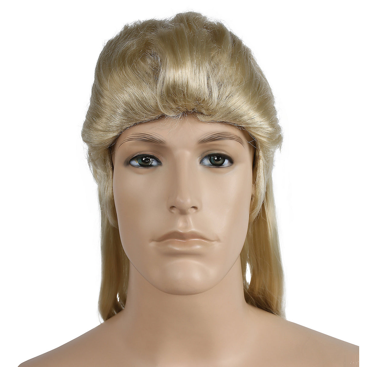 Elvi Long Mullet Wig for 1980s Themed Parties Retro Costumes and Stage Performances