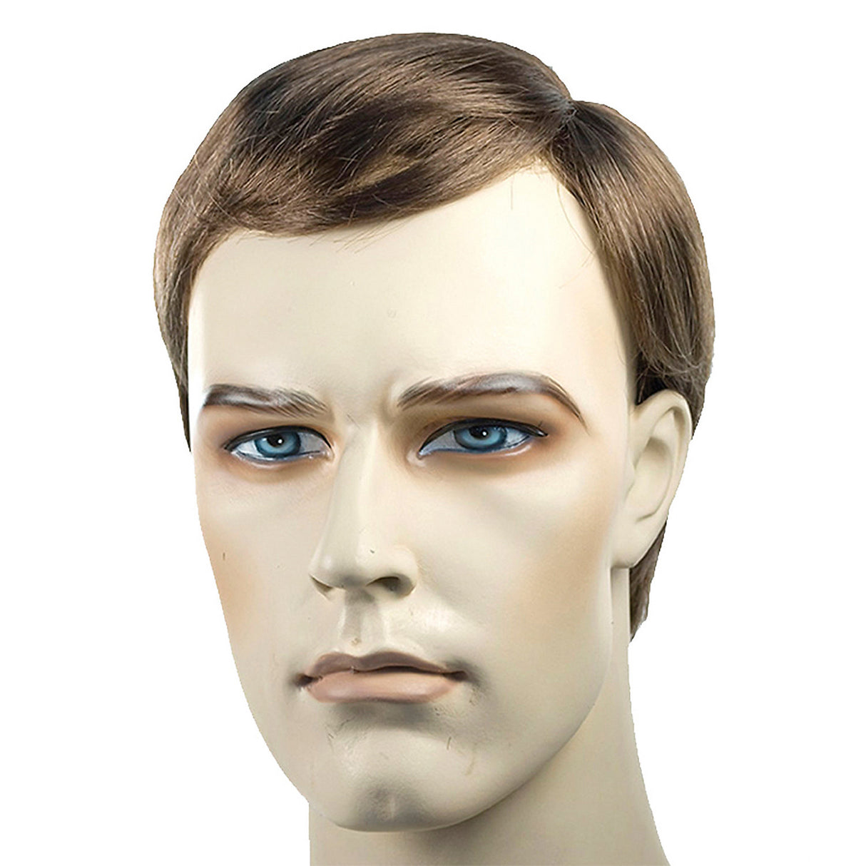 Premium Light Chestnut Brown Side Part Man Wig for Cosplay Events Fashion and Everyday Wear