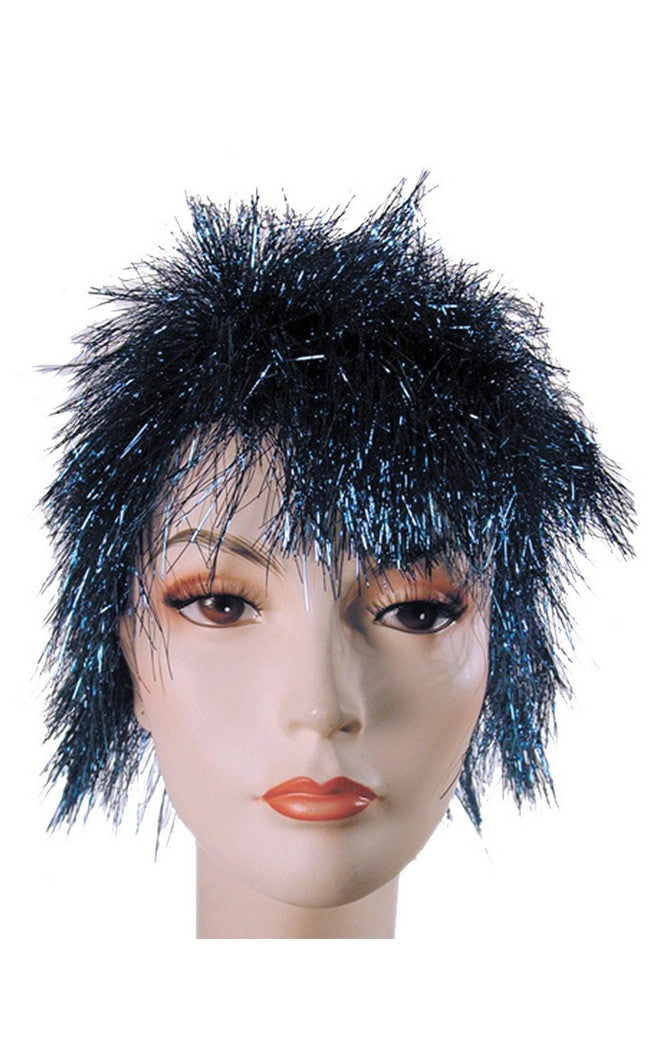 Colorful Tinsel Punk Wig for Costume Parties Festivals and Halloween Celebrations