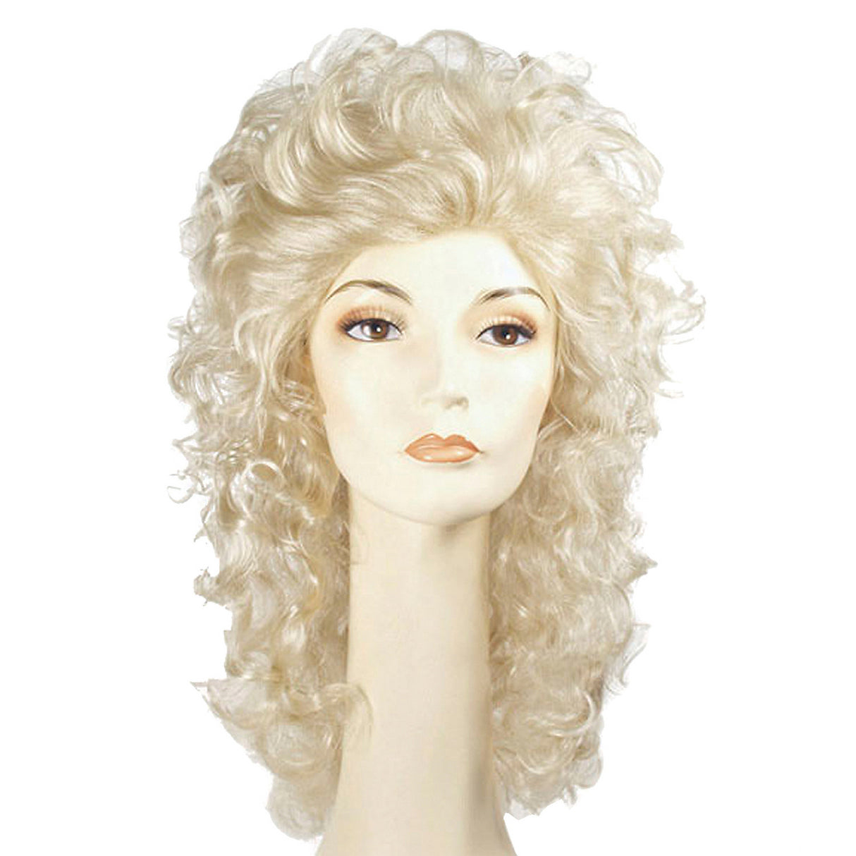 Showgirl Wavy Champagne Blonde Wig for Costume Parties Themed Events and Dress Up Occasions