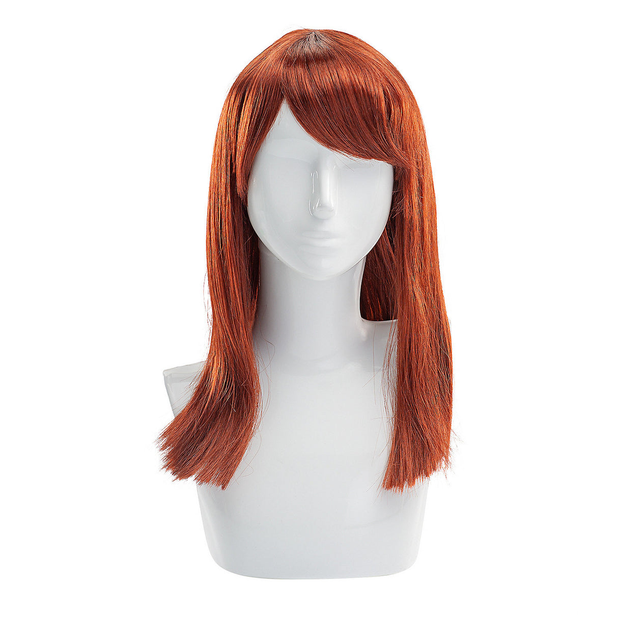 Long Deluxe Cleo Wig Auburn Stylish Choice for Halloween and Theatrical Performances