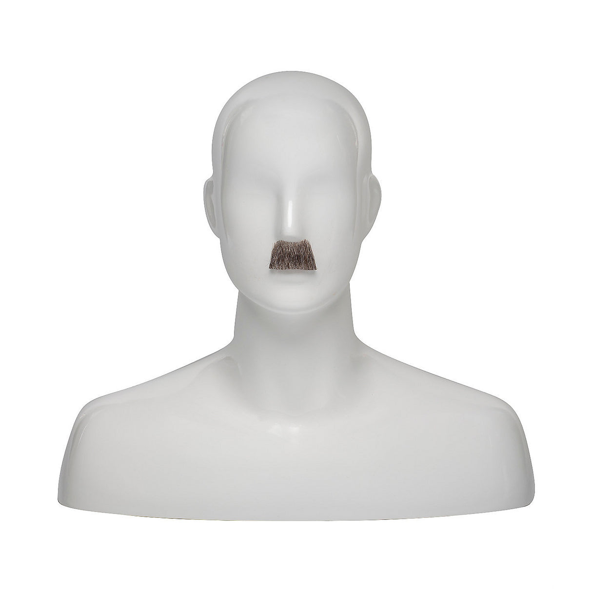 Natural-Looking Mustache EM21 in Dark Brown and Gray for Costumes and Character Dress-Up