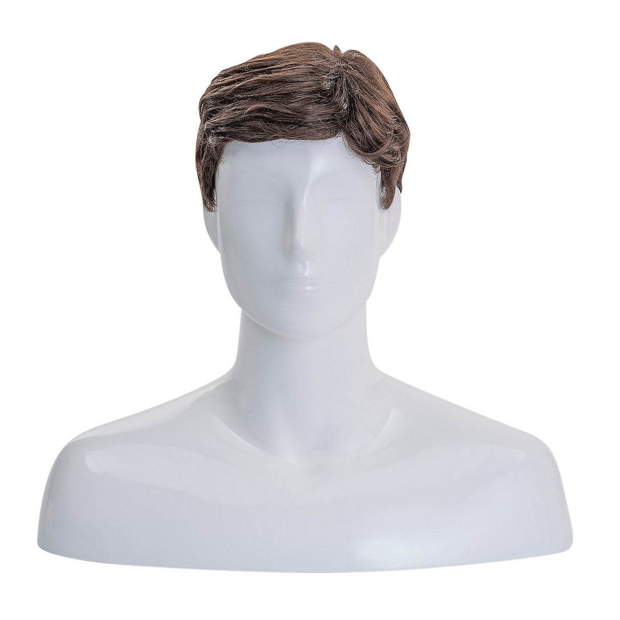 Authentic Mitt Man Wig in Chestnut Brown for Political Events and Themed Celebrations
