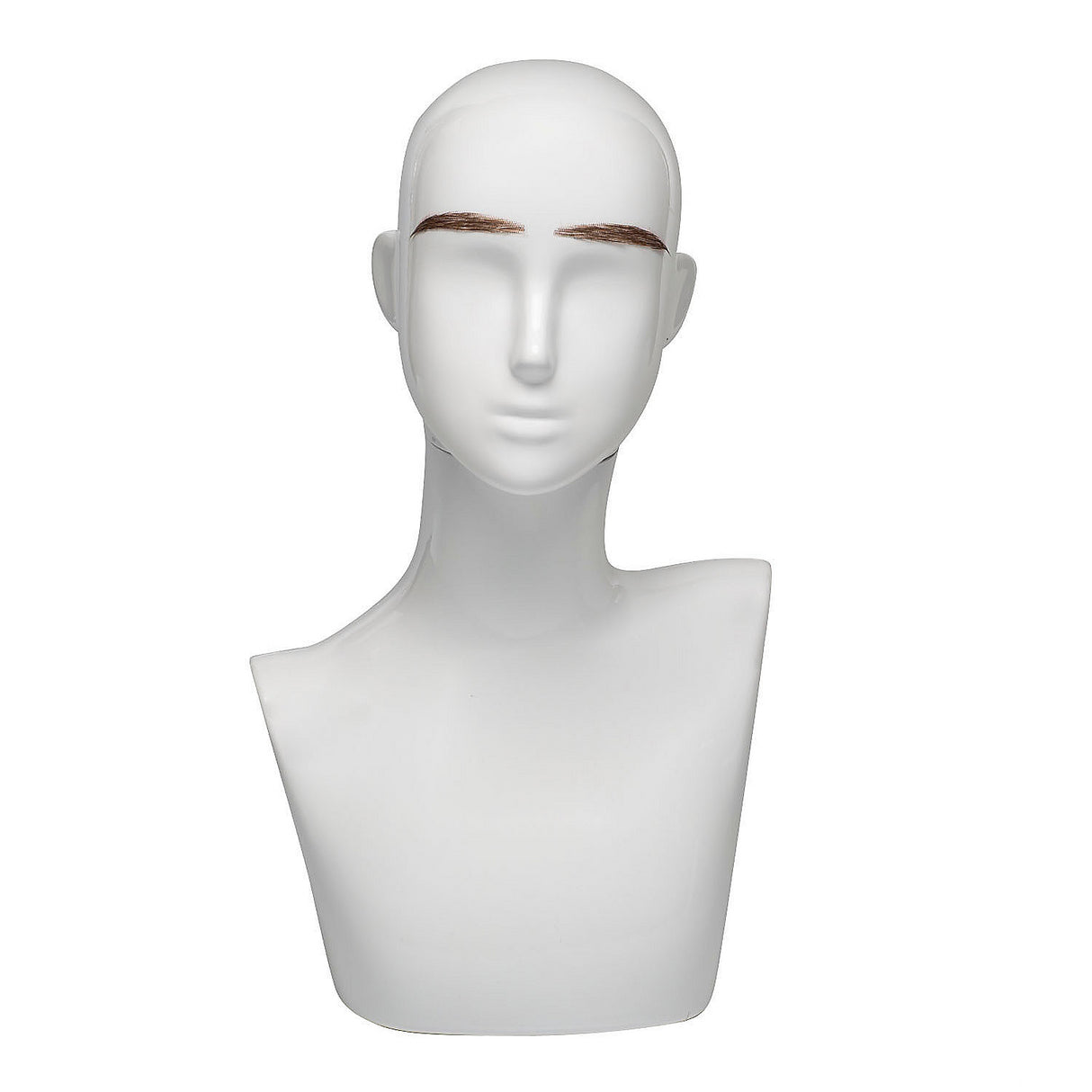 Natural Handmade Women's Eyebrows in Brown Gray Color Ideal for Costume and Daily Use