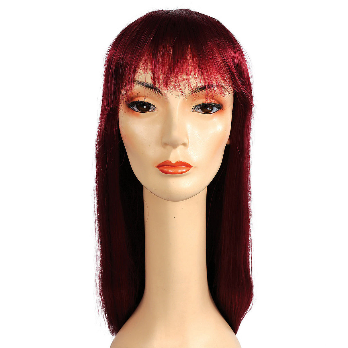 Stylish Long Pageboy Wig for 1980s Themed Parties and Costume Events