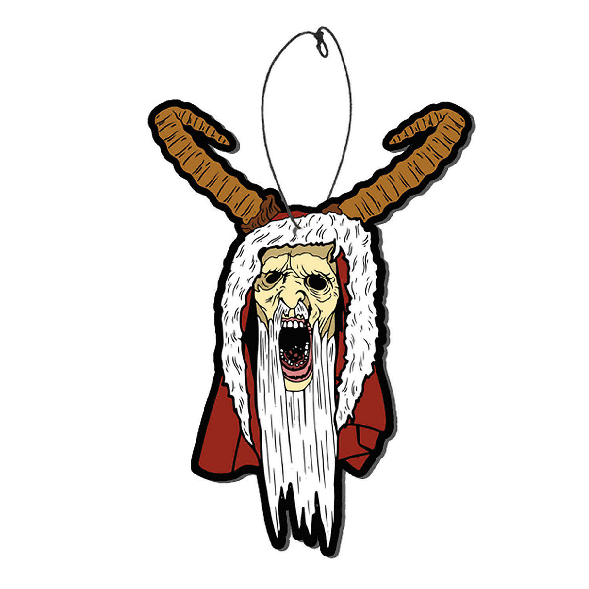 Officially Licensed Krampus Christmas Tree Air Freshener for Holiday Decor and Festive Celebrations