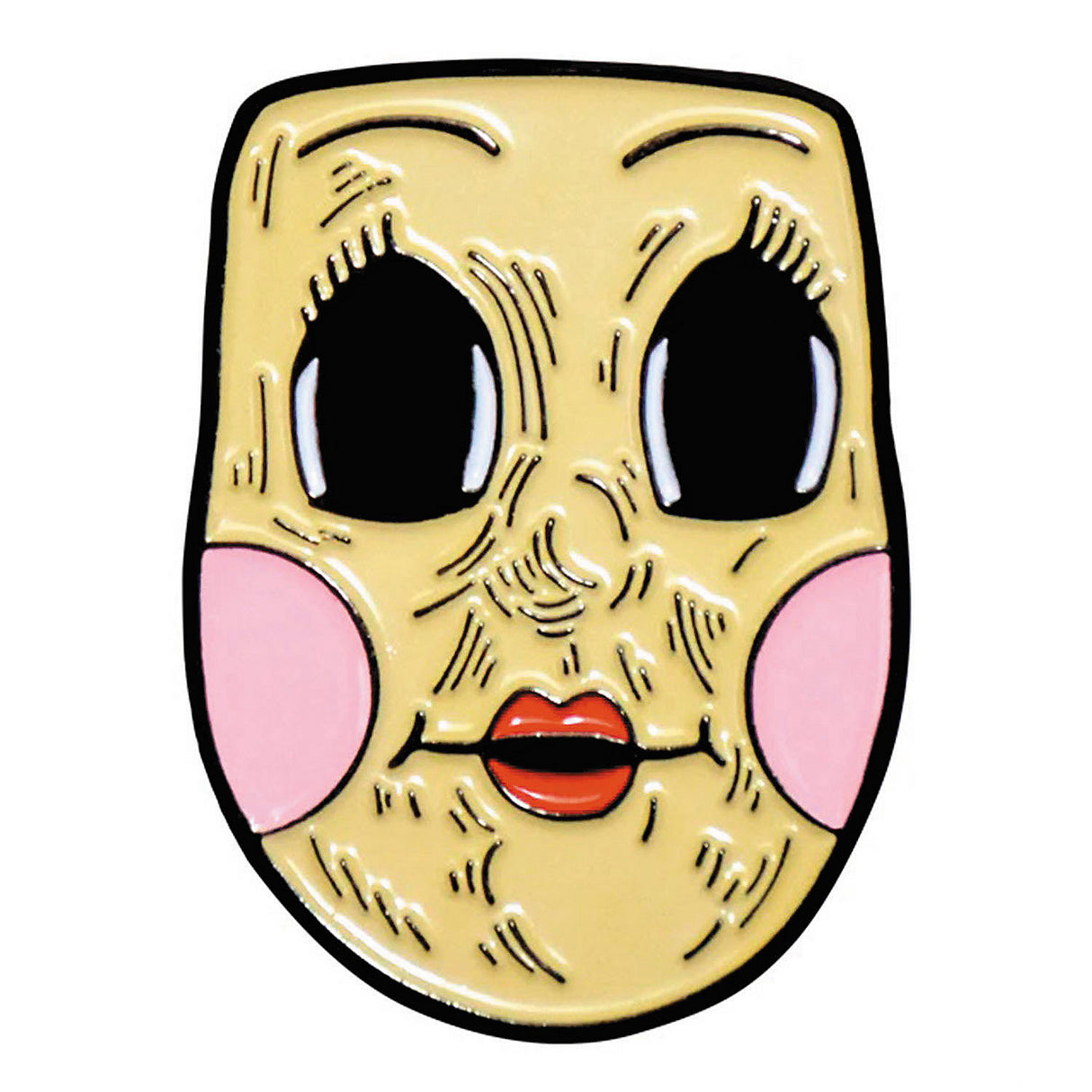 Official The Strangers Prey at Night Dollface Enamel Pin for Fans and Collectors