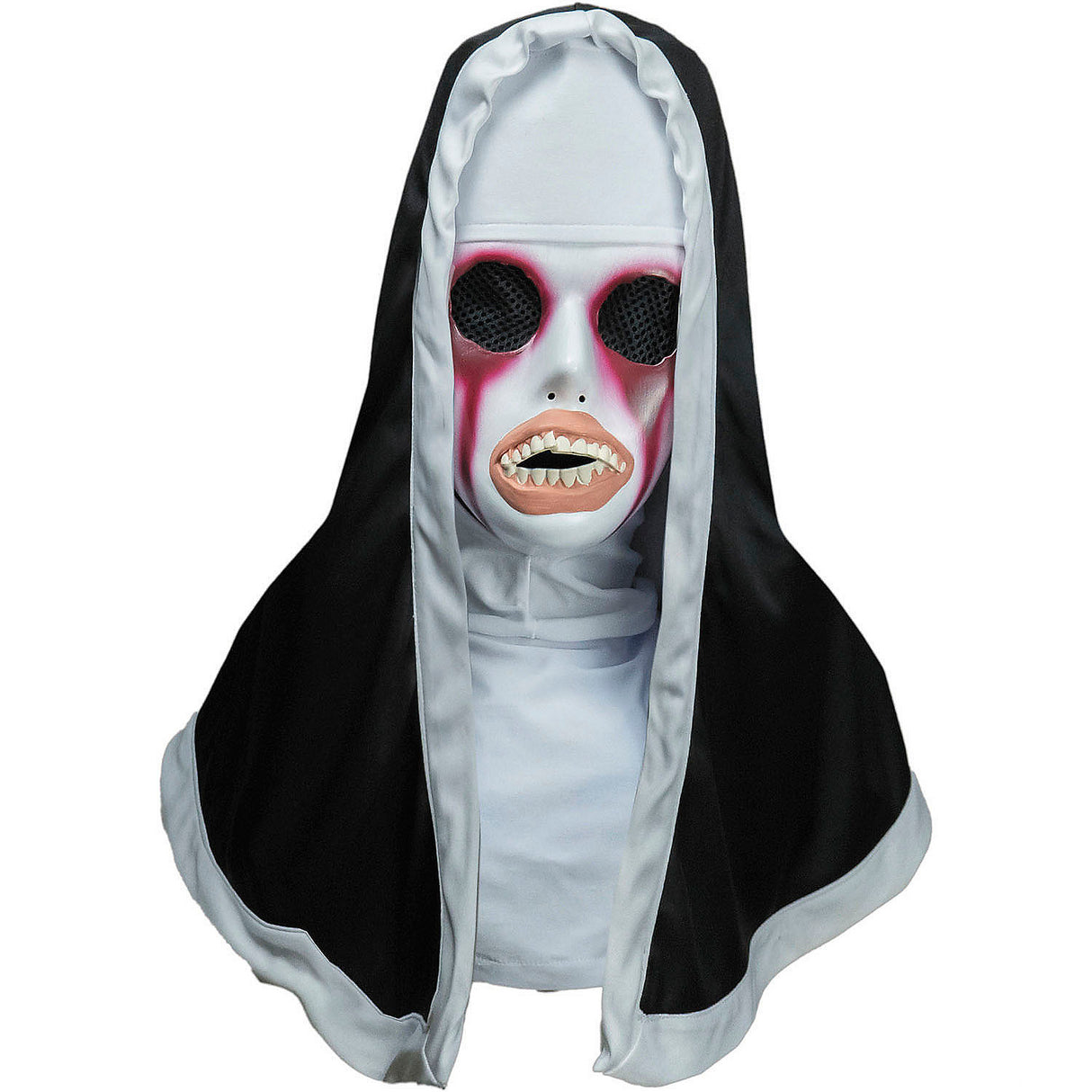 Premium Purge Nun Mask with Lightup Hood for Halloween Events and Themed Parties