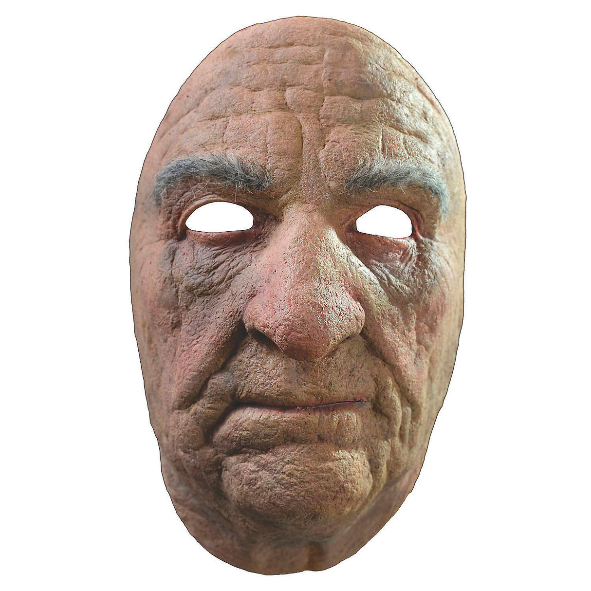 Authentic Old Man Full Latex Mask for Halloween Parties Costume Events and Spooky Celebrations