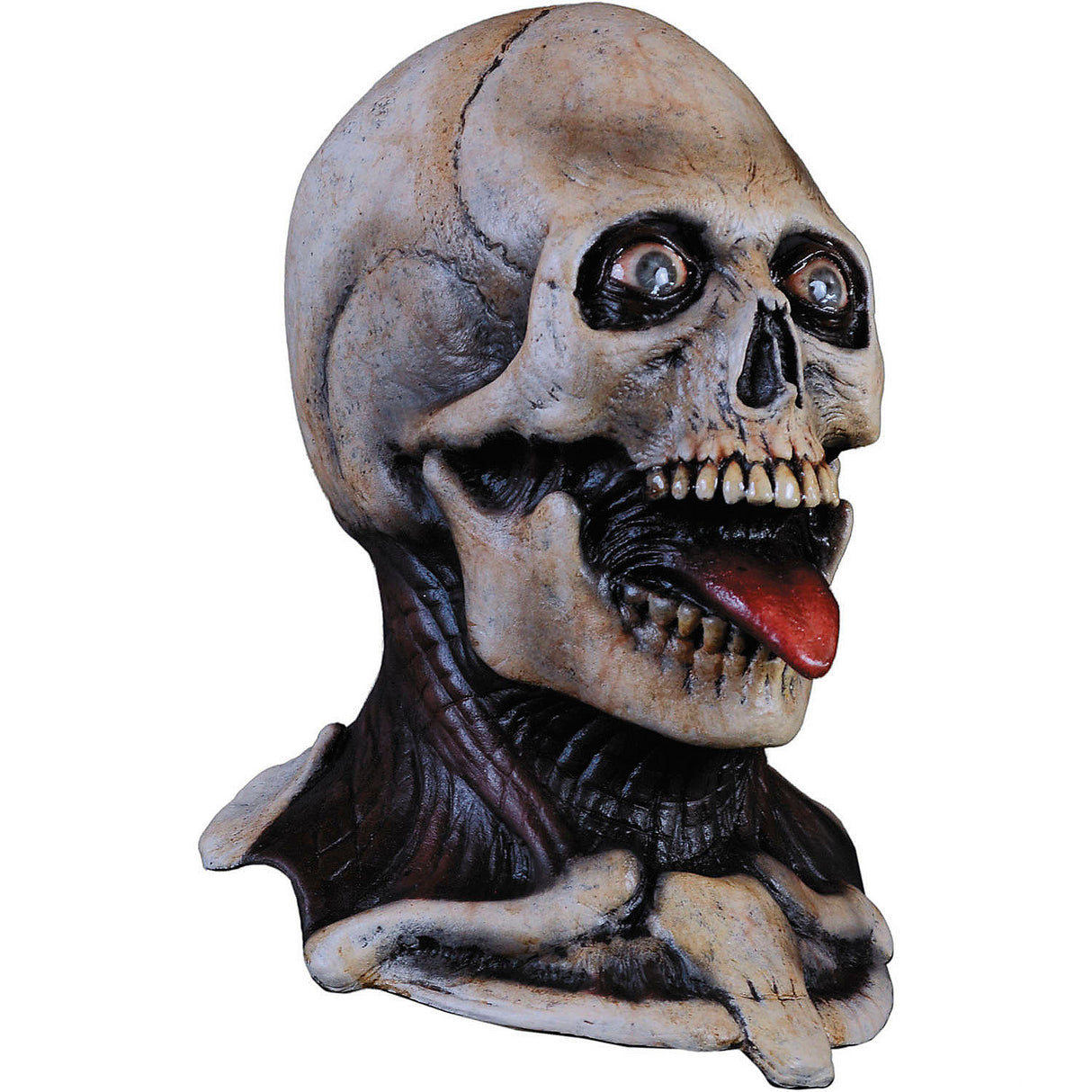 Officially Licensed Return of the Living Dead Skeleton Zombie Mask for Halloween Parties and Costume Events